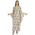 thumbnail image 5 of Moomaya Kimono Maxi Dress Printed Long Kaftan For Women Cover-Up Caftan Beach Resort Dress, 5 of 7