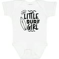 thumbnail image 3 of Inktastic Little Surf Girl with Surfboard Girls Baby Bodysuit, 3 of 5