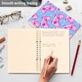 thumbnail image 5 of Seamless Bright Pattern with Pink Joysticks Ring Binder Notebook Journey Note Diary College Ruled Spiral Notebook Study Loose Leaf Paper A5 60 Pages, 5 of 8