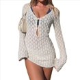 thumbnail image 3 of Vestido de Crochet de Larga para Mujer L, 3 of 10