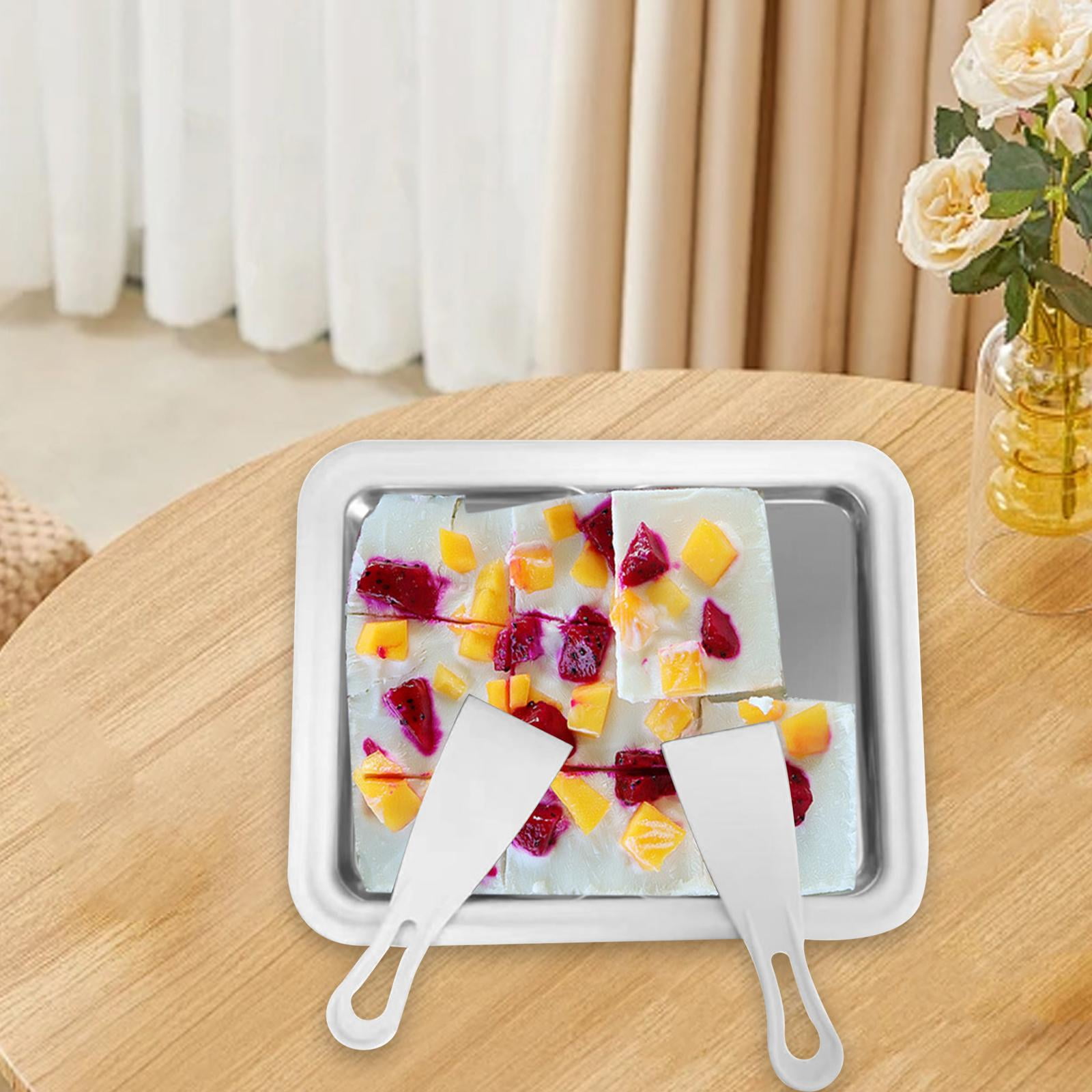 Fancyes Instant Cream Maker Cold Bread Teller Summer Fan Parents Children's Activity Yoghurt Machine Roll Gelato Sherbet Ice Cream Maker white