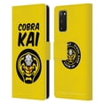 thumbnail image 1 of Head Case Designs Officially Licensed Cobra Kai Composed Art Logo 2 Leather Book Wallet Case Cover Compatible with Samsung Samsung Galaxy S20 / S20 5G, 1 of 6