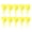 Yellow, variant on Aloha 10pcs Outdoor Rain Gauges Rainfall Measuring Plastic Gauges 1.5" Rain Gauge Garden Accessories