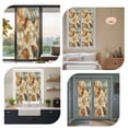 thumbnail image 7 of Floral Window Privacy Film, Modern Abstract Art Farmhouse Static Cling UV Sun Blocking Heat Control Window Tint Day and Night, Non-Adhesive Reusable One Way Windows Privacy Cover 35.4''x78.7'', 7 of 7