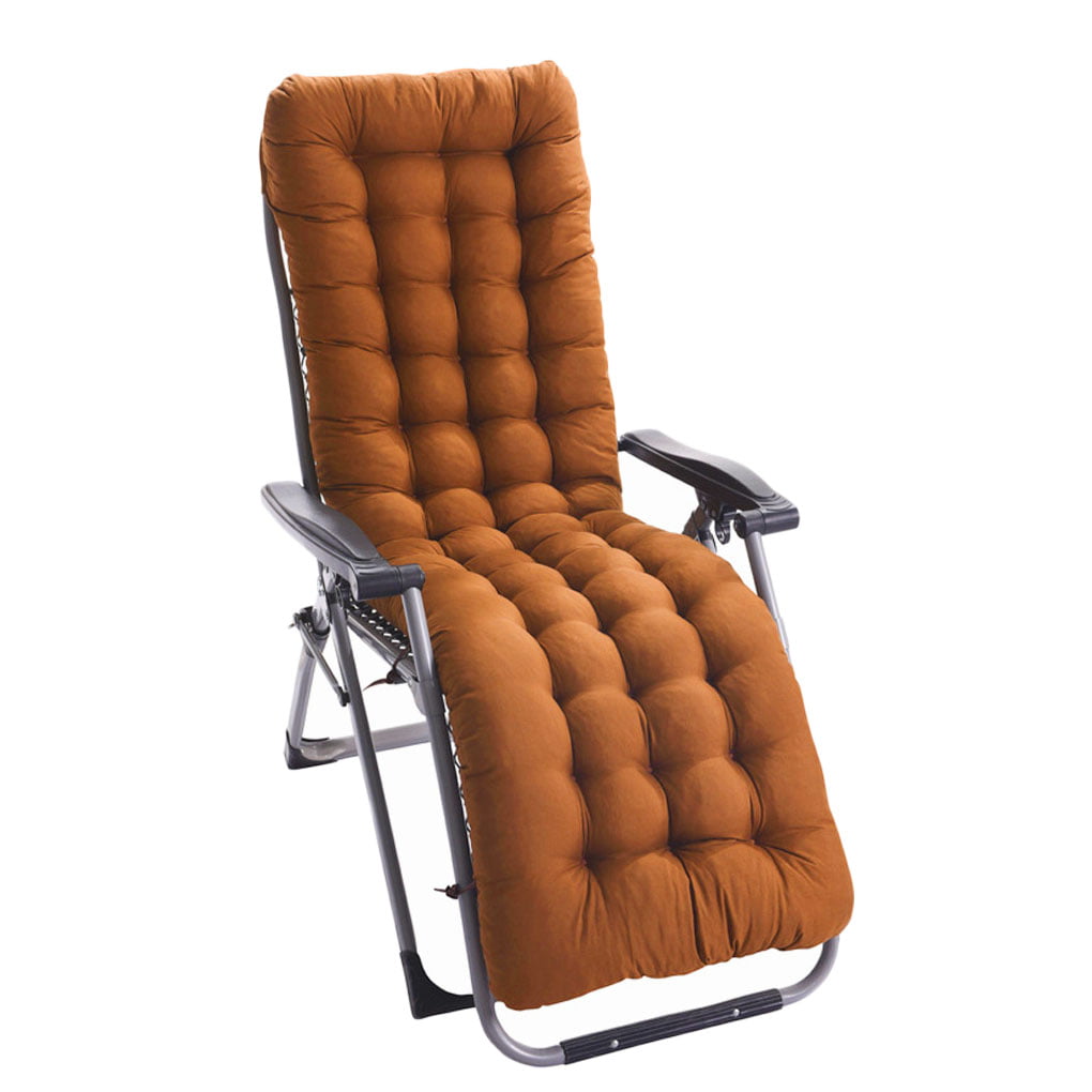 Cotton soft Seat Pad Replacement Cushion Pad Garden Sun Lounger ReclinerChairUK 