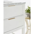 thumbnail image 2 of Amerock Edge Pulls 3-3/4 inch (96mm) Center-to-Center Champagne Bronze Cabinet Edge Pull, 10 Pack, 2 of 5