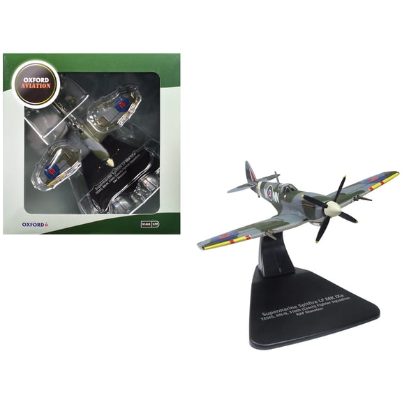 Supermarine Spitfire LF MK IXe Fighter Aircraft "Fighter Squadron, RAF Manston" 1/72 Diecast Model Car by Oxford Diecast