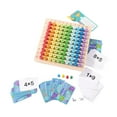 thumbnail image 3 of tabla de multiplicar,Juego de mesa de multiplicación Montessori de madera,Tablero de multiplicación de matemáticas de madera educativo,Tablero de bloques de conteo de matemáticas para, 3 of 9