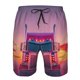 thumbnail image 3 of Fotbe Sunset Truck Highway Trajes de Baño Estampados para Hombre, Shorts de Verano de Secado Rápido, Ropa de Playa, Bañadores-3X-Large, 3 of 6