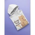 thumbnail image 3 of Always Think Positive Kitten Hoodie Women -SPIdeals Designs, Female Small, 3 of 4