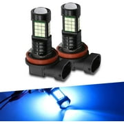 H11 Socket bulb Ice Blue Fog Light/Daytime running Light for Car/Trucks, with medium brightness, 2 bulbs