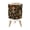 Color 2, variant on Small Trash Can with Lid Vintage Western Cowboy Horses Boots Retro Farmhouse Cowboy Hat 1.8 Gallon Dog Proof Trash Can Round Garbage Can Waste Bin Wastebasket for Bathroom Bedroom Living Room