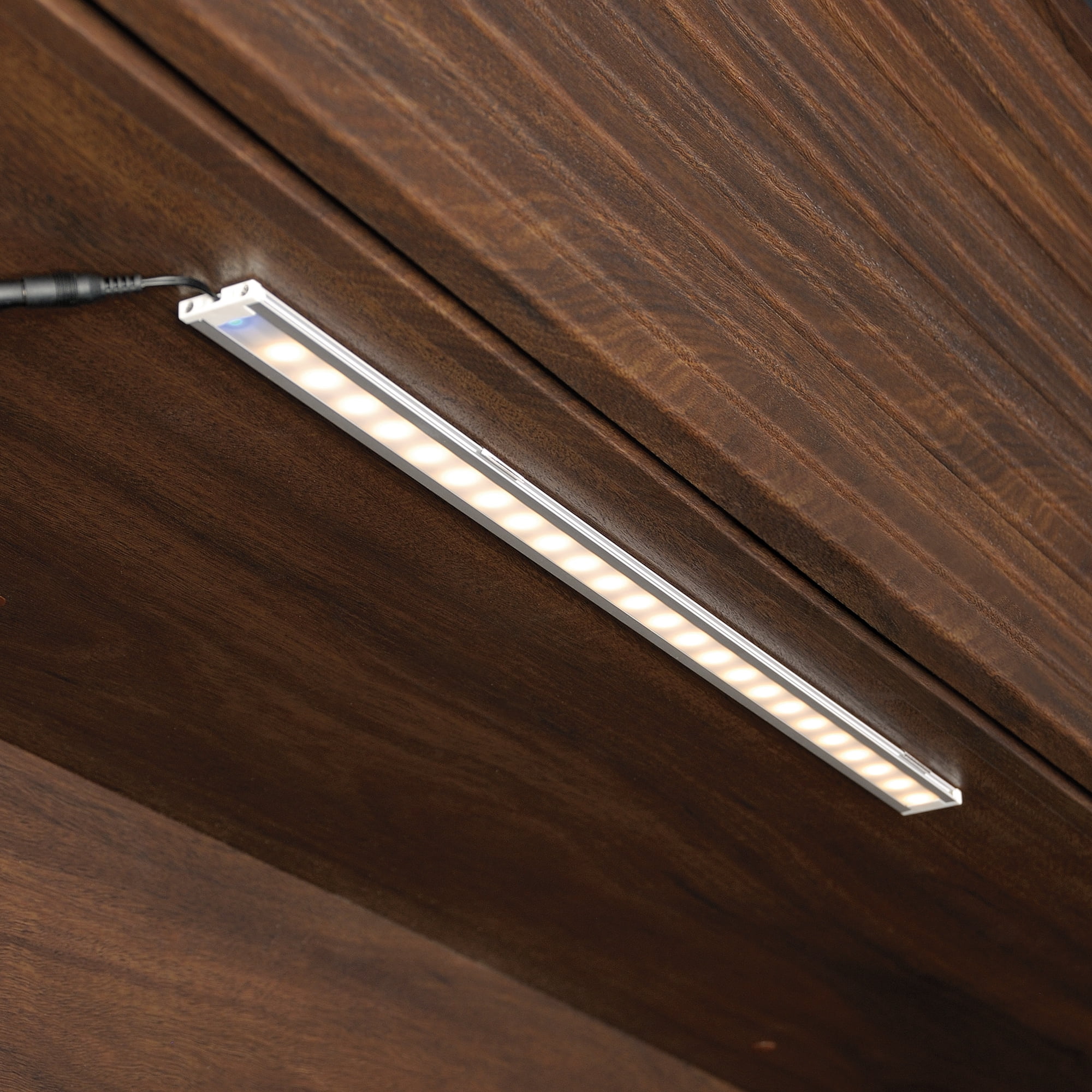 Sauder Metal/Glass LED Lighting Accessory KIT in Unfinished/Clear