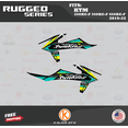 thumbnail image 4 of Kalair GFX Graphics Kit for KTM Enduro 4-Stroke 250 XC-F, 350 XC-F and 450 XC-F (2019-2022) Rugged Series, 4 of 5