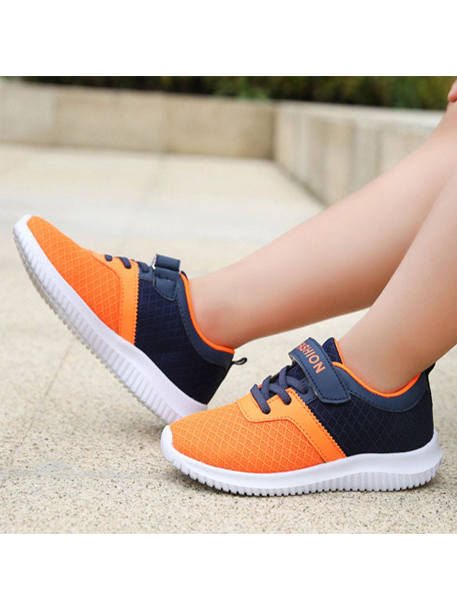 Details about   Girls Size 5.5 Breathable Running Shoes Lace Up Athletic Comfort Sneakers