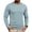 Navy, variant on Fengqque Men's Crew Neck Long Sleeve T Shirt Slim Fit Basic Casual Solid Color Pullover Top with Pocket White XL