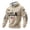 Beige, variant on Mens Sweatshirt 250 Anniversary Usa Waffle Long Sleeve Shirts for Men 250 Anniversary Usa Shirt Usa Flag American 1776-2026 4th Of July Tee Tops Army Green S