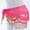 Hot Pink, variant on Weikingp Belts for Women Chiffon Belly Dance Hip Scarf Wrap Belt Tribal Sash Skirt Silver 128 Coins Western Belts for Woman Womens Belt () Black Polyester
