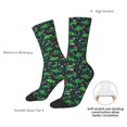 thumbnail image 4 of Haiem Dino Christmas Party Pattern Crew Socks – Soft & Durable Moisture-wicking Socks, Stay-Up Fit for Business, Work, and Casual Wear Size 5-11, 4 of 6