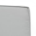 thumbnail image 3 of Noble House 23.50" x 27.00" Gray Rectangle Chair Outdoor Seating Cushions (2 Pack), 3 of 7