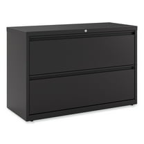Alera Lateral File, 2 Legal/Letter-Size File Drawers, Black, 42" x 18.63" x 28"