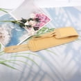 thumbnail image 6 of Unique Bargains Drawstring Back Bath towel for bathroom 33.46"x3.94" 1 Pc Yellow, 6 of 7