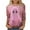 A02-Pink, variant on LEKWK Halloween Shirts for Women Plus Size 3/4 Sleeve Cute Graphic T-Shirt Loose Fit Oversized Top Holiday Party Halloween Costume,Size S-5Xl