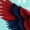 Blue, variant on Women USA 250 Years Anniversary V-Neck T-Shirt 1776-2026 Painted Eagle Patriotic Short Sleeve Tee S-5XL