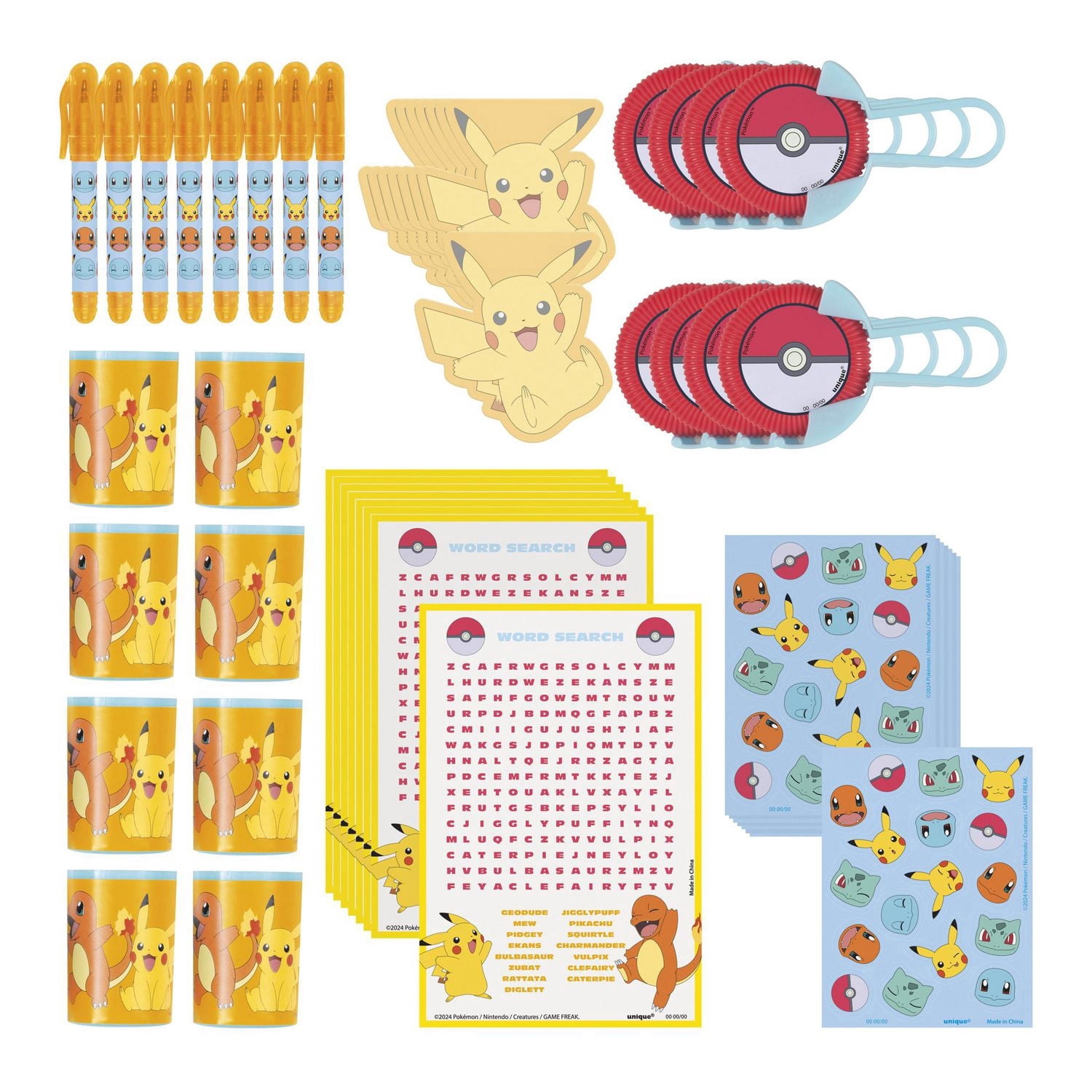 Pokémon Assorted Favor Pack 48pc