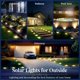 thumbnail image 2 of Luces solares de suelo SOLPEX, paquete de 12 unidades, impermeables (blanco cálido), 2 of 6