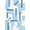 Blue, Pattern 1, variant on ODIKA 4'x6' Blue Cream Modern Geometric Abstract Washable Area Rug Minimalist Rectangular Blocks Dotted Lines Mid for Bedroom, Reading Nook, Pet Friendly & Non-Shedding