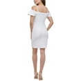 thumbnail image 2 of Kensie Womens Crepe Cold Shoulder Cocktail And Party Dress, 2 of 2