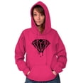 thumbnail image 4 of Diamond Dripping Fashionable Girly Hoodie Sweatshirt Women Men Brisco Brands X, 4 of 6