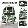 thumbnail image 3 of FORMRS Mini Backpack Purse for Women Travel Daypack Casual Shoulder Bag, Light Green Camouflage Design, 3 of 7