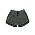 thumbnail image 1 of ZAXARRA Men Athletic Outfits Drawstring Elastic-Waist Sports Running Shorts, 1 of 5
