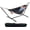 Chasm, variant on Double Hammock with Stand, 450 lb Capacity, Portable Cotton Hammock for Two Adults with Travel Bag, Ocean Stripe