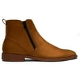 thumbnail image 3 of Men's TAYNO Chelsea Chukka Soft Micro Suede Zip up Boot Coupe S Camel, 3 of 11