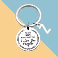 thumbnail image 5 of To My Son Inspirational Gift Keychain Never Forget That I Love You Forever Best Father Mother Gift Key Chains, 5 of 5