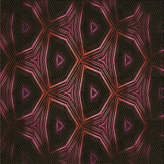 Ahgly Company Indoor Square Patterned Chocolate Brown Area Rugs, 8' Square