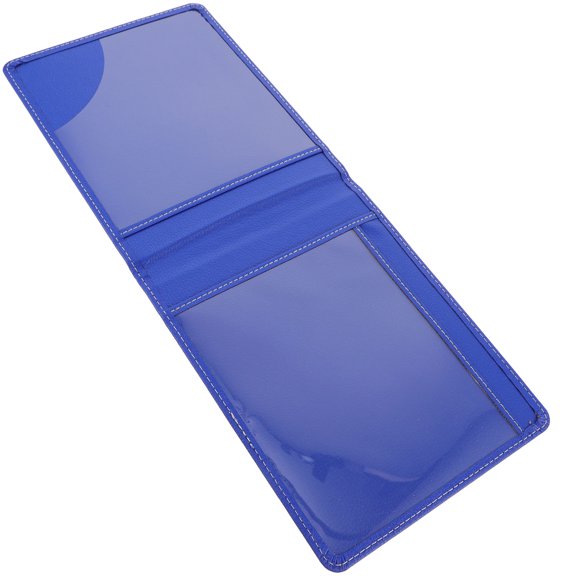 Milisten Organizador Portátil De Tarjetas Azul Oscuro Para Certificado De Discapacidad Y Crédito