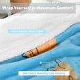 thumbnail image 4 of Catalonia Wearable TV Blanket with Sleeves Arms Warm Micro Plush Sherpa Fleece for Adult Large Wrap Throw Robe 72 x 55”, 4 of 7