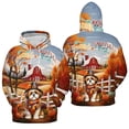 thumbnail image 3 of Thanksgiving Shih Tzu Pilgrim Grateful, Thankful, Blessed Fall Welcome All Over Print 3D Hoodie Unisex Merch Hoodies Lion Dog Lover Gifts - 00021, 3 of 6