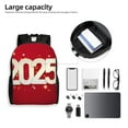 thumbnail image 6 of Cauagu Happy New 2025 Year Print Backpacks,Travel Daypack Casual Laptop Backpack Bookbag Fits 15 Inch Computer for Men Women, 6 of 8