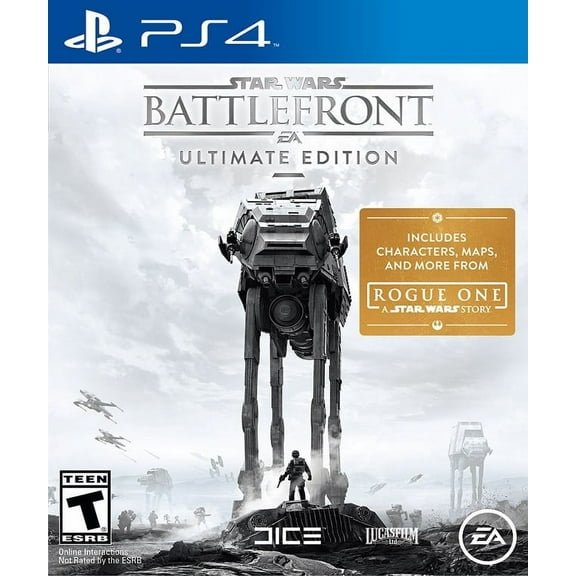 Restored Star Wars Battlefront Ultimate Edition (Sony PlayStation 4, 2016) Shooter Game (Refurbished)
