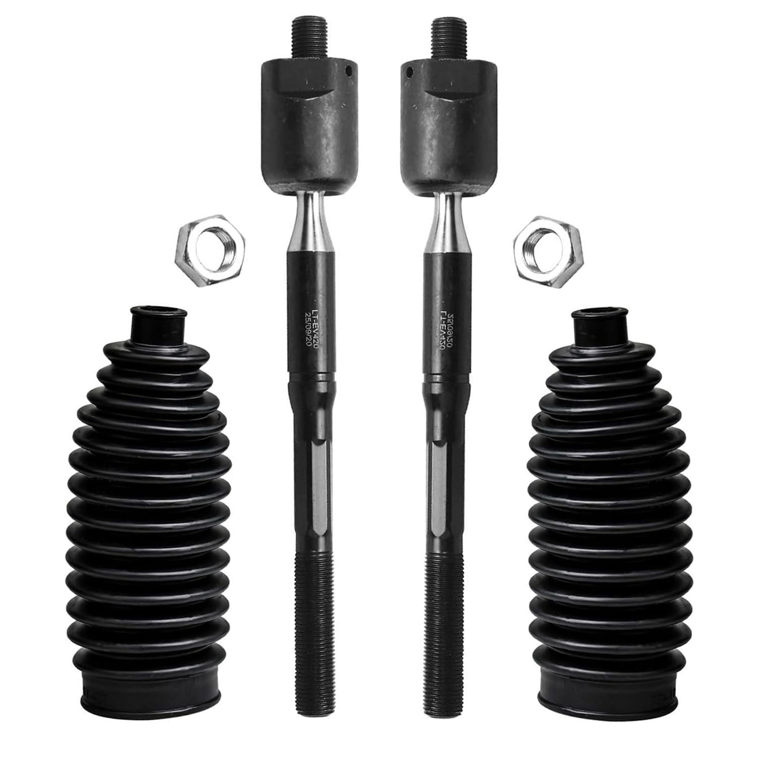 Detroit Axle - Front End 10pc Suspension Kit for 2004 2005 2006 Toyota Camry Lexus ES330 2004-2008 Solara, 2 Lower Control Arms 2 Ball Joints Inner & Outer 4 Tie Rods 2 Boots Replacement
