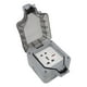 thumbnail image 3 of Caja de enchufe impermeable IP66 para exteriores, 16 A, resistente a la intemperie, para balcón, jardín, césped, estándar de la UE, 250 V, 1 unidad, múltiples orificios de 5 pines, 3 of 14