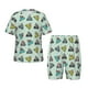 thumbnail image 1 of Balery Lighthouse Conjunto de Pijama Infantil de Manga Corta con Estampado – Ropa de Dormir de Algodón Suave-Small, 1 of 6
