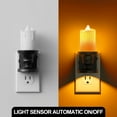 thumbnail image 4 of LOHASLED 2 Pcs Amber Flickering Flame Candle Night Light with Dimmer, 4 of 7