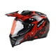 thumbnail image 1 of Casco de ciclismo Sombrero de flujo de aire transpirable Casco de bicicleta de montaña para adultos Negro Rojo M, 1 of 8