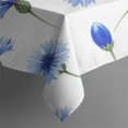 thumbnail image 5 of Pioneer Flower Floral Print Pattern Square Tablecloth, Waterproof Wipeable Spillproof Washable Table Cover for Home Kitchen Party Decor, 42"x42", 5 of 6
